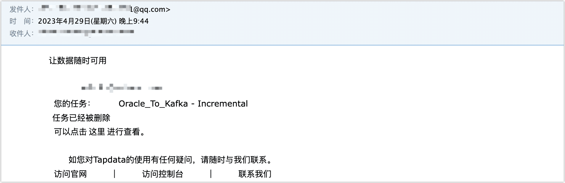 邮件示例